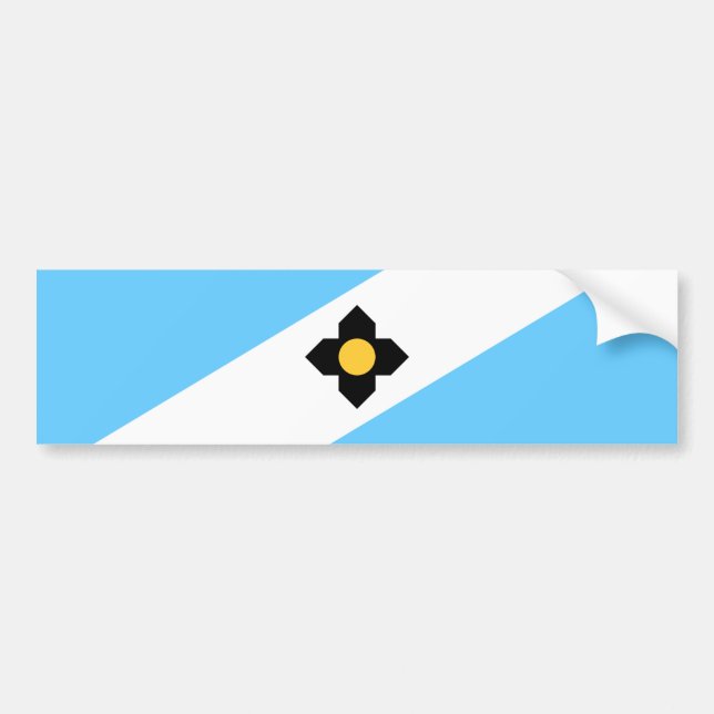 Flag of Madison (Wisconsin) Bumper Sticker (Front)