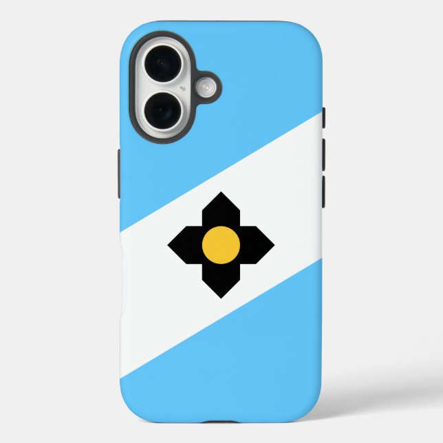 Flag of Madison, Wisconsin Case-Mate iPhone Case (Back)