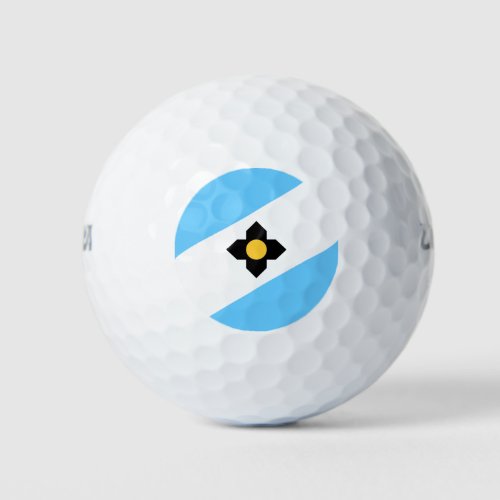 Flag of Madison Wisconsin Golf Balls