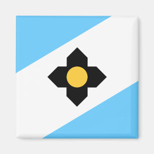 Flag of Madison, Wisconsin Magnet