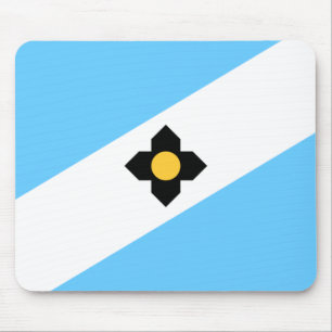 Flag of Madison, Wisconsin Mouse Pad