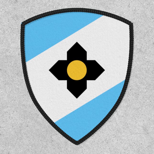 Flag of Madison, Wisconsin Patch (Front)