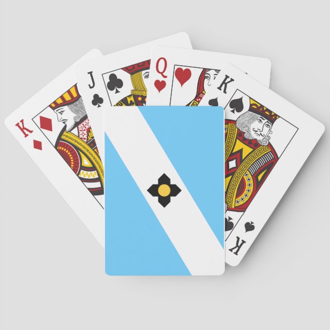 Flag of Madison, Wisconsin Poker Cards (Back)