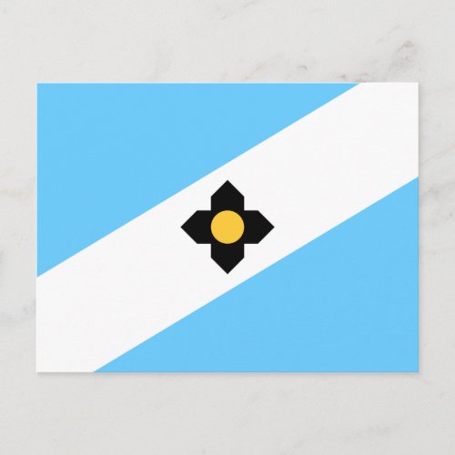 Flag of Madison Wisconsin Postcard