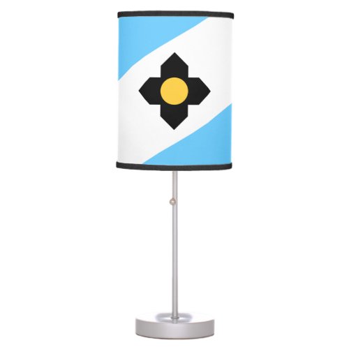 Flag of Madison Wisconsin Table Lamp