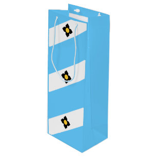 Flag of Madison, Wisconsin Wine Gift Bag