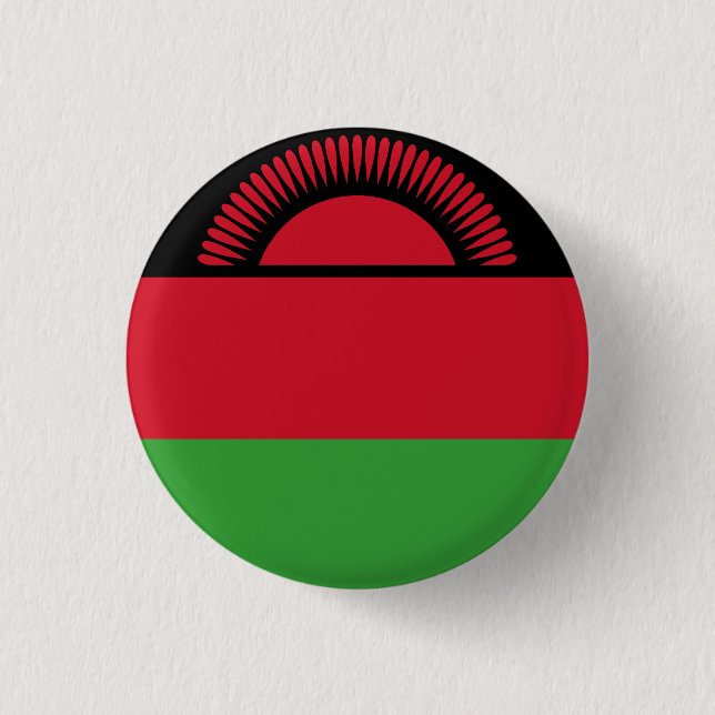 Flag of Malawi Button (Front)