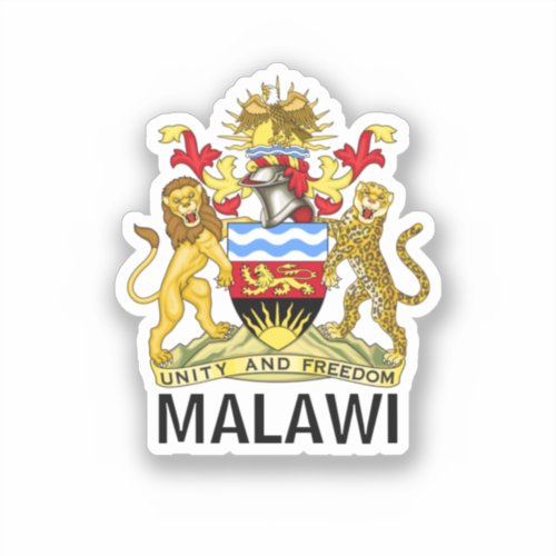 Flag of Malawi Classic Round Sticker