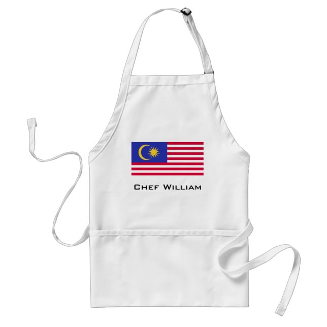 Flag of Malaysia Adult Apron (Front)