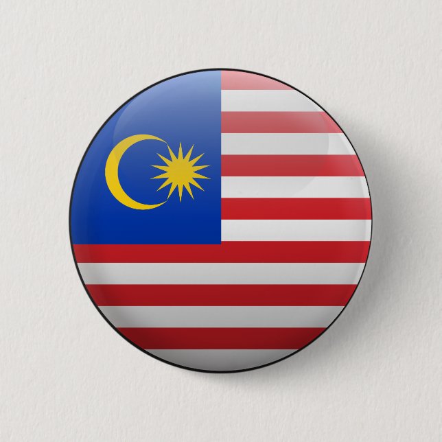 Flag of Malaysia Button (Front)