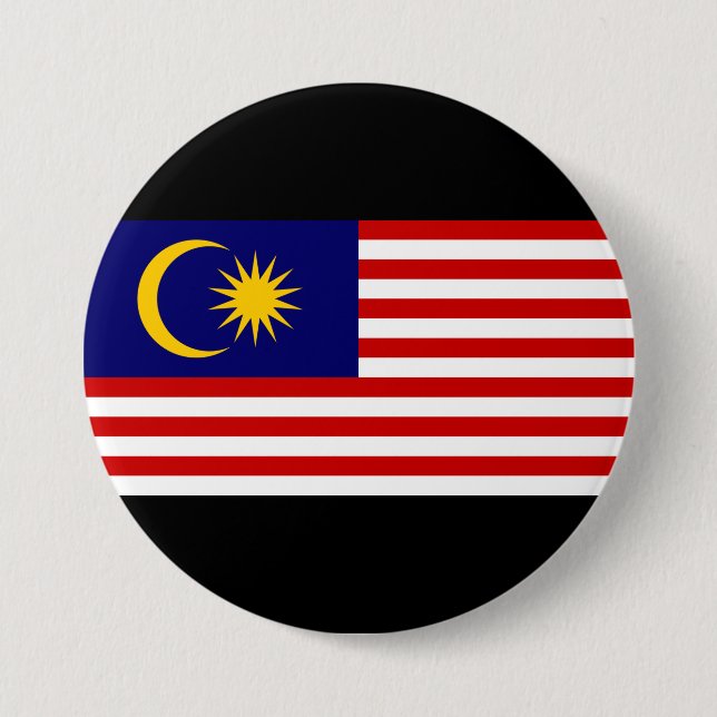Flag of Malaysia Button (Front)