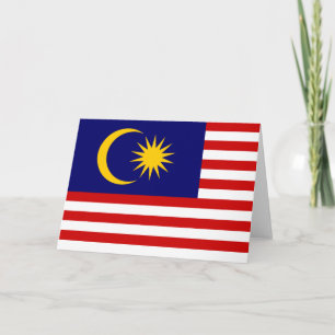 Flag of Malaysia Card