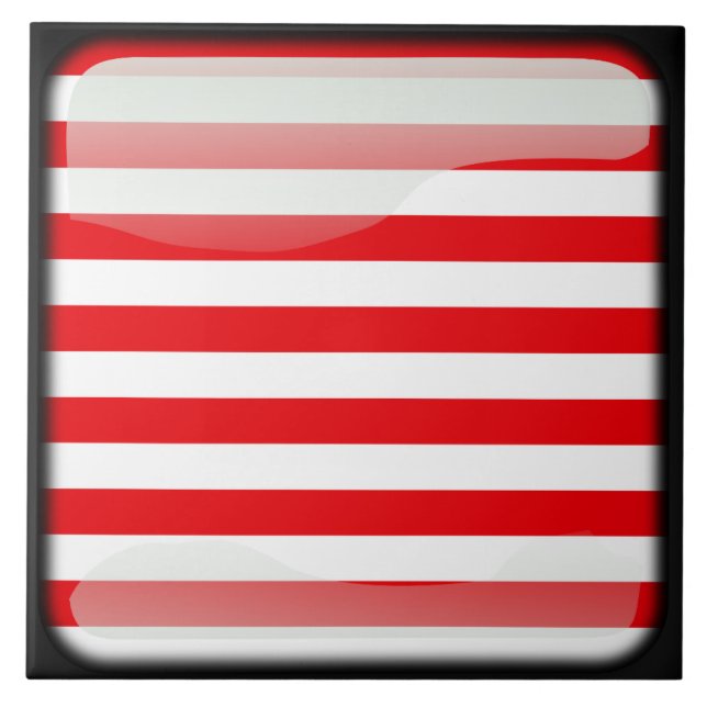 Flag of Malaysia Ceramic Tile (Front)