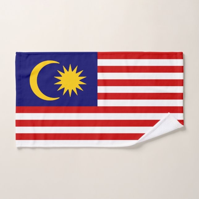 Flag of Malaysia Hand Towel (Hand Towel)