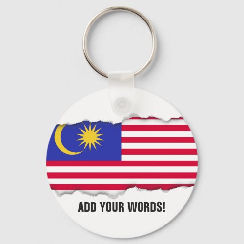 Flag of Malaysia Keychain