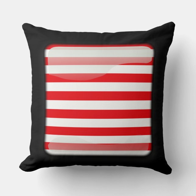 Flag of Malaysia Throw Pillow (Front)