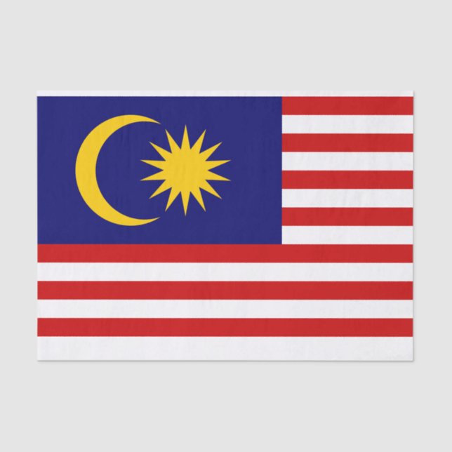 Flag of Malaysia Tissue Paper (Front)