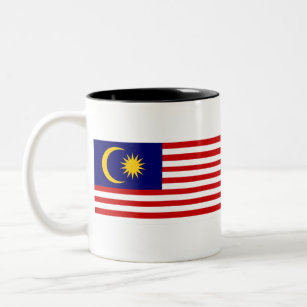 Flag of Malaysia Two-Tone Coffee Mug