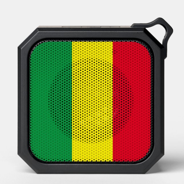 Flag of Mali and Malian Songs Bluetooth Speaker (Front)