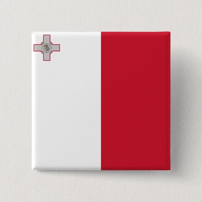 Flag of Malta Button (Front)