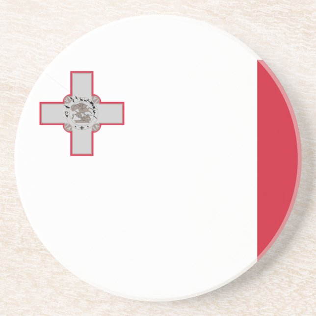 Flag of Malta  Coaster (Front)