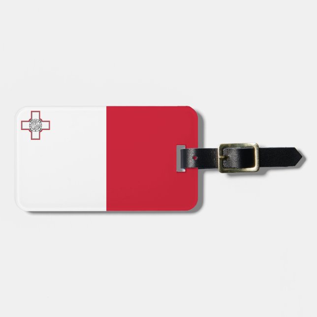 Flag of Malta Luggage Tag (Front Horizontal)