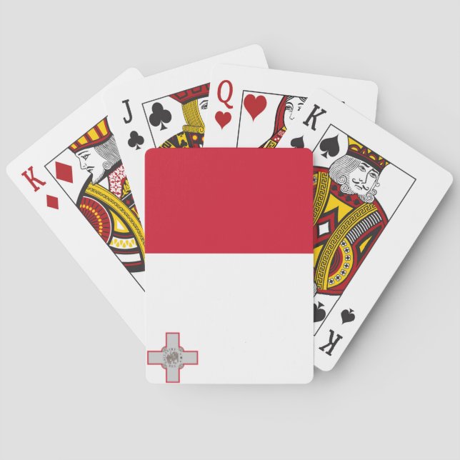 Flag of Malta Poker Cards (Back)