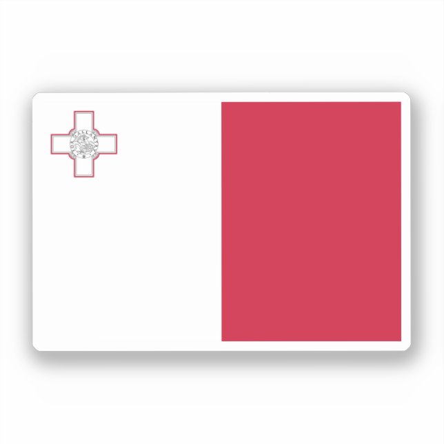 Flag of Malta Sticker (Front)