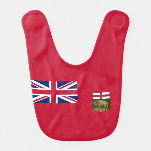 Flag of Manitoba Baby Bib