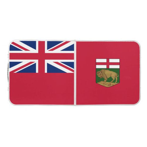 Flag of Manitoba Beer Pong Table