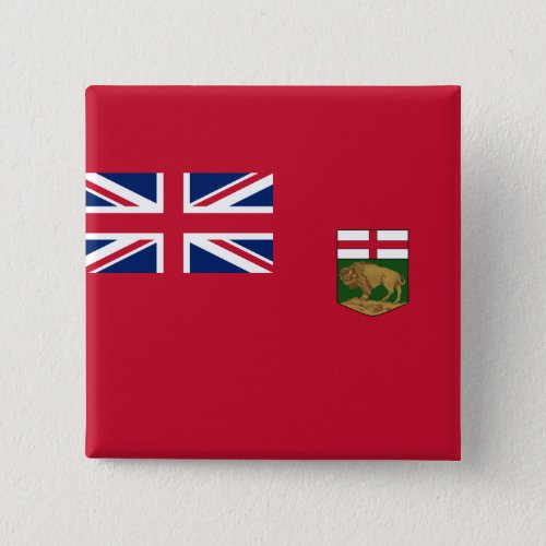 Flag of Manitoba Button