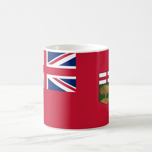 Flag of Manitoba Coffee Mug (Center)