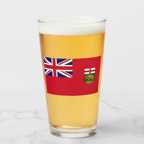 Flag of Manitoba Glass