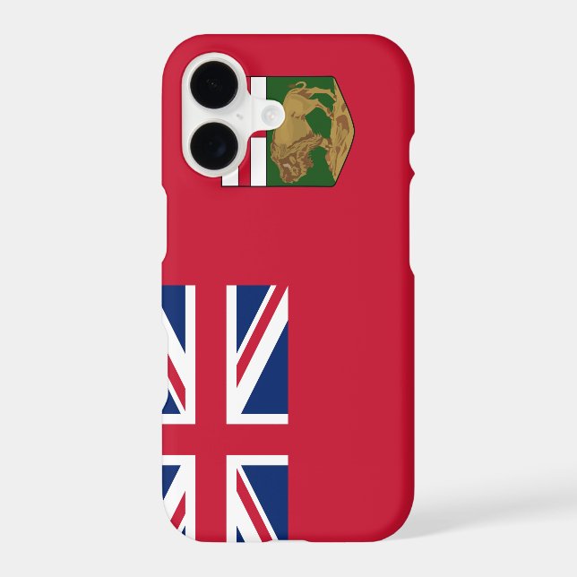 Flag of Manitoba Iphone Case (Back)