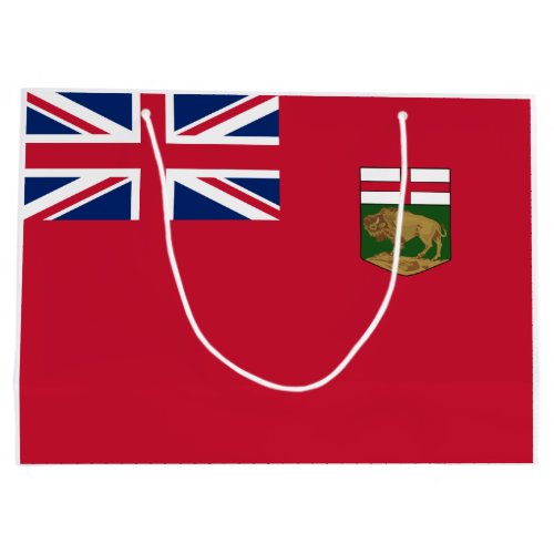 Flag of Manitoba Large Gift Bag