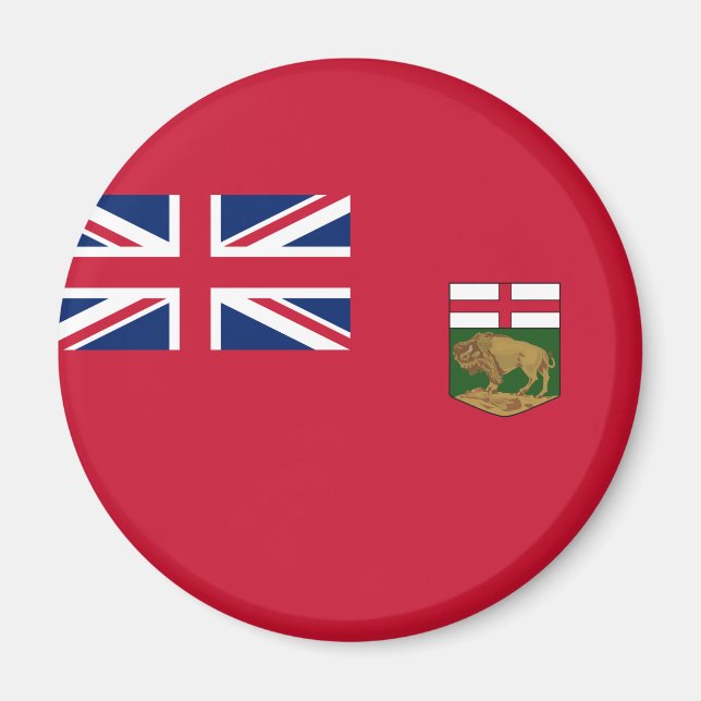 Flag of Manitoba Magnet (Front)
