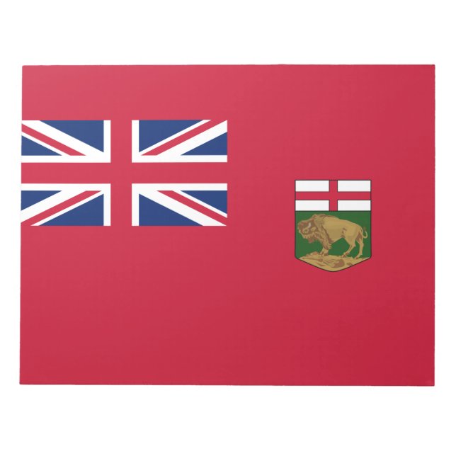 Flag of Manitoba Notepad (Front)