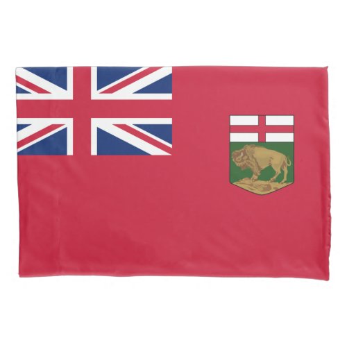Flag of Manitoba Pillow Case