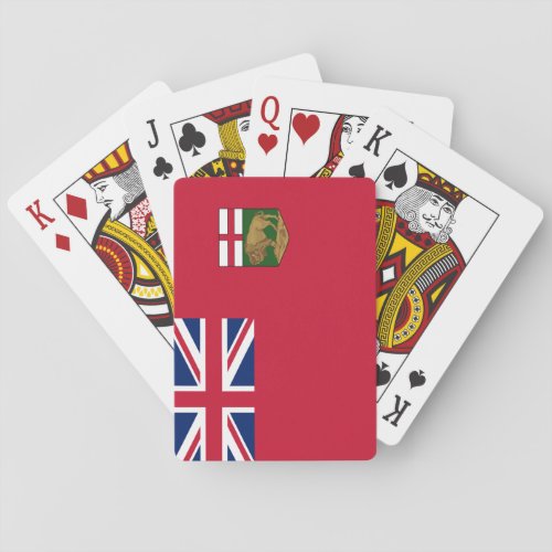 Flag of Manitoba Playing Cards