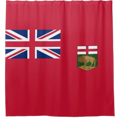 Flag of Manitoba Shower Curtain