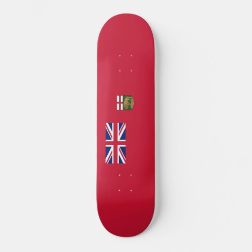 Flag of Manitoba Skateboard