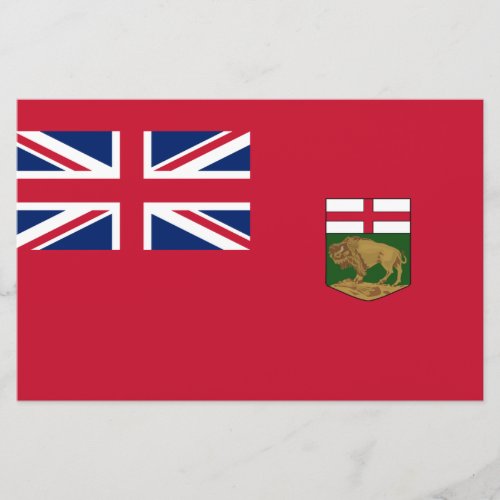 Flag of Manitoba Stationery