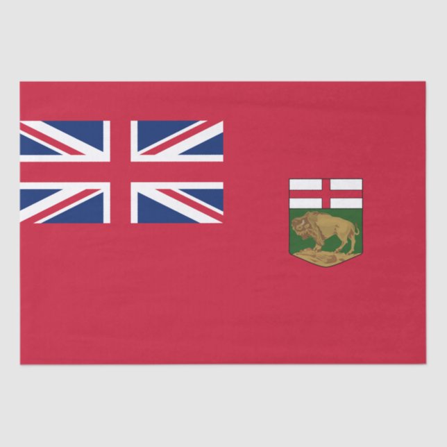 Flag of Manitoba Tissue Paper (Front)