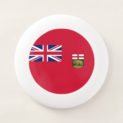 Flag of Manitoba Wham_O Frisbee