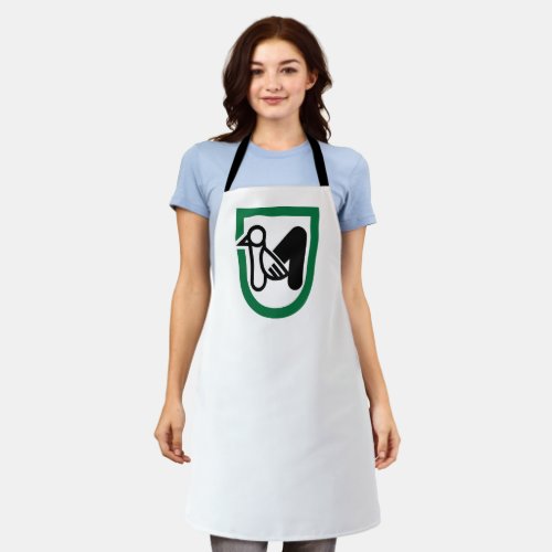 Flag of Marche Italy   Apron