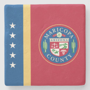 Flag of Maricopa County (Arizona) Stone Coaster