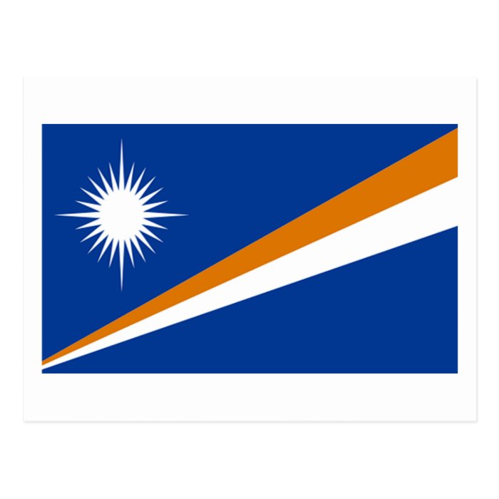 Flag of Marshall Islands Postcards