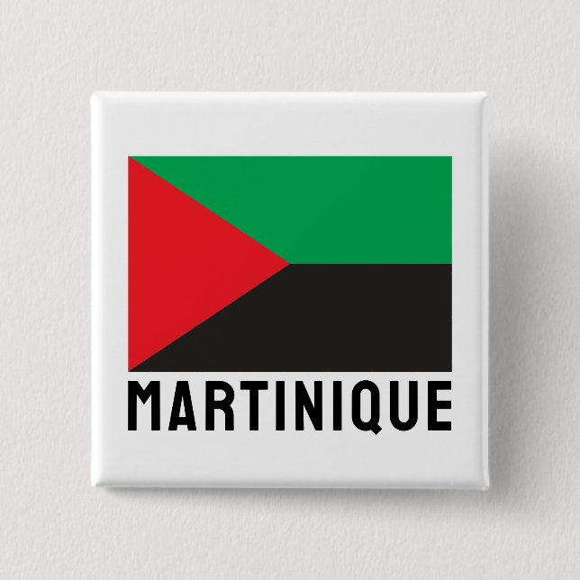 Flag of Martinique (2023) Button (Front)