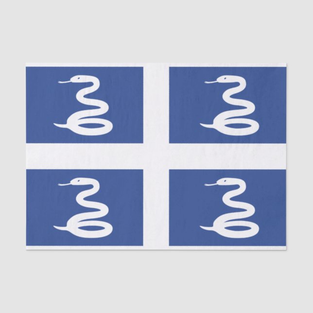 Flag of Martinique Tissue Paper (Front)