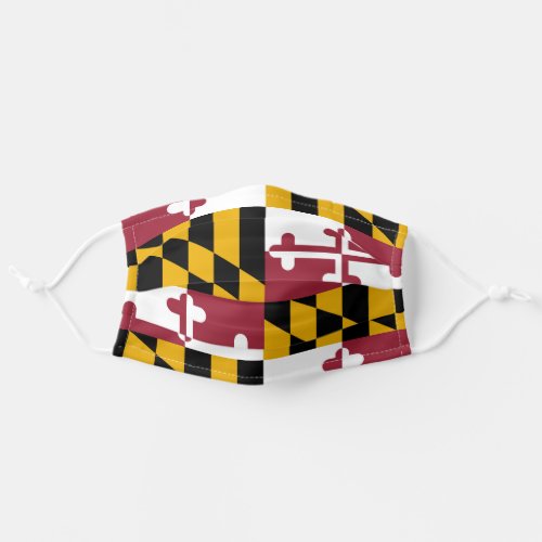 Flag of Maryland Adult Cloth Face Mask